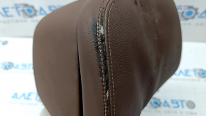 BMW X7 G07 19-22 passenger seat headrest, brown leather, Coffee, Comfort, melted leather