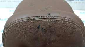 BMW X7 G07 19-22 passenger seat headrest, brown leather, Coffee, Comfort, melted leather