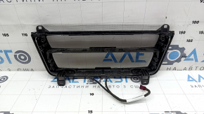 BMW 4 Series F32/33/36 14-20 climate control and multimedia trim, black with glossy black, backlit, worn