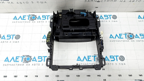 BMW X7 G07 19-26 center console pocket for wireless charging and thermal cup holders, broken mount