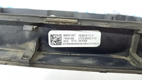 BMW X7 G07 19-22 trunk license plate light bar with backlight and button for camera