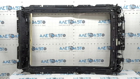 BMW X7 G07 19-26 front panoramic window assembly, without curtain, under Sky Lounge, broken mount, covered in soot