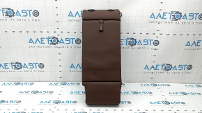 Rear seat armrest, 2nd row, BMW X7 G07 19-22, complete, leather for 7 seats, brown Coffee, dented, melted, scratches