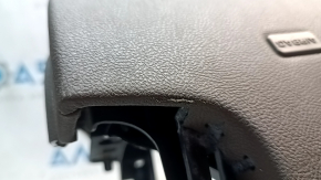 Torpedo front panel without AIRBAG Lincoln MKC 15-19 brown, wood insert, scratches