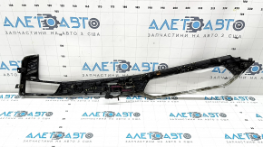 Right front panel trim for BMW X7 G07 19-22, Fineline/metal wood, with backlighting, melted fasteners, melted grille, cracks, stains on chrome