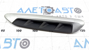 Front left fender vent trim for BMW X3 G01 18-24, matte chrome, X-line, chipped