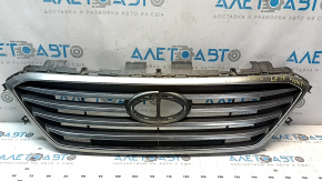 Radiator grill grill Hyundai Sonata 15-17 SE broken fasteners, cracks