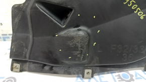 Front left fender liner, lower part, BMW 4 F32/33/36 14-20, torn, worn
