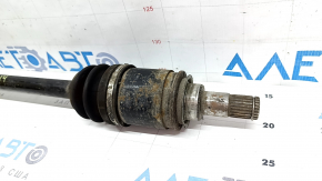 Drive axle shaft rear right Lexus RX350 10-15 torn outer CV joint boot, dented