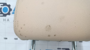 Front left headrest for BMW X3 G01 18-21 leather, beige, dry-cleanable