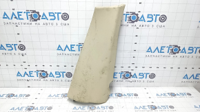 Right rear seat side trim for BMW X3 G01 18-21, beige leatherette, dry-cleanable, leather accents