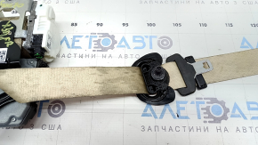 BMW X3 G01 18-24 passenger seat belt with squib, beige, dry-cleanable