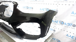 Bare front bumper BMW X3 G01 18-21 without parking sensors, without camera, brown, worn