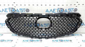 Mazda 6 18-20 radiator grille, bare black gloss, broken mount