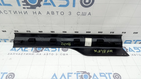 Inner door sill trim, front left, BMW X3 G01 18-24, black, worn