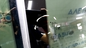 Panorama assembly BMW X3 G01 18-24 black curtain, scratches on the glass