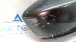 Right side mirror assembly Mazda 6 17-21 6 pins, turn signal, heated, BSM, graphite, worn