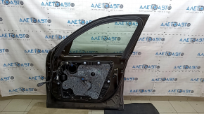 Front right door assembly BMW X3 G01 18-24 keyless, black 475M, scratches on molding, bumper