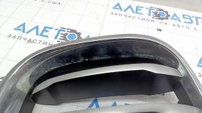 Left radiator grill BMW X3 G01 18-21 nostril, chrome frame + gray grille, broken mount, missing fragment, chrome defect, chips