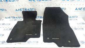 Set of fabric floor mats for Mazda 6 14-21 black, for cleaning