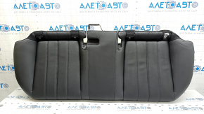 Mazda 6 19-21 rear seat cushion, black leather with perforation, without plug, dented