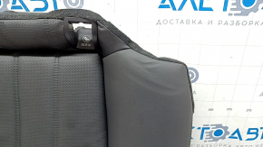 Mazda 6 19-21 rear seat cushion, black leather with perforation, without plug, dented