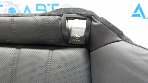 Mazda 6 19-21 rear seat cushion, black leather with perforation, without plug, dented