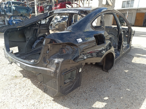 Quarter wing rear right BMW 4 F36 15-20 Gran Coupe, on the body, black