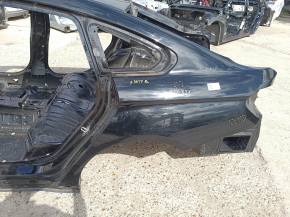 Quarter wing rear left BMW 4 F36 15-20 Gran Coupe, on the body, black, pokes