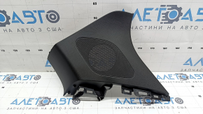 Right rear pillar trim behind the window, Audi Q5 80A 18-24, black, under the speaker, broken mount