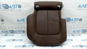 Rear seat cushion trim, 2nd row, right, Audi Q5 80A 18-20, brown leather