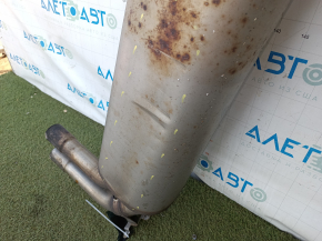 Exhaust line middle part BMW 4 F32/33/36 17-20 AWD B46 with barrel, with damper and catalytic converter, with rear can, crushed