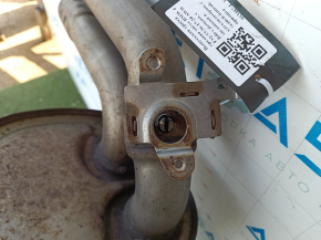Exhaust line middle part BMW 4 F32/33/36 17-20 AWD B46 with barrel, with damper and catalytic converter, with rear can, crushed