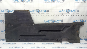Front left underbody protection BMW 4 F32/33/36 14-20 is worn and has tears