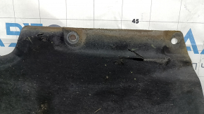 Front left underbody protection BMW 4 F32/33/36 14-20 is worn and has tears