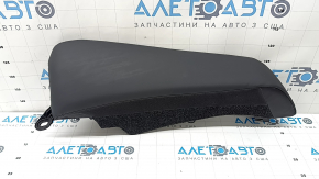 Right rear seat side panel for Mazda 6 18-21, black leather, gray stitching, cleanable