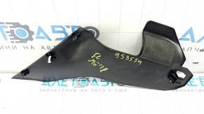 Mazda 6 18-21 front left side center console trim, black, worn
