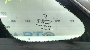 Rear left fixed glass window for Honda Civic XI FE/FL 22-26 4D chrome, scratches