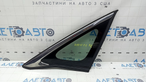 Rear right fixed glass window for Honda Civic XI FE/FL 22-26 4D chrome