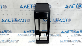 Mazda 6 center console trim (18-21) with automatic transmission, gloss black, scratches