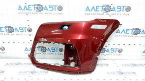 Bare front bumper, left side, Audi Q5 80A 18-20 red, for parking sensors, for headlight washers, without plug, scratches