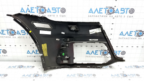 Bare front bumper, left side, Audi Q5 80A 18-20 red, for parking sensors, for headlight washers, without plug, scratches