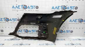 Front bumper, bare right side, Audi Q5 80A 18-20 red, for parking sensors, for headlight washers, without plug, scratches
