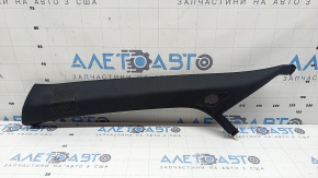 Left front pillar trim for Audi Q5 80A 18-24, black, under tweeters, cracks in fasteners