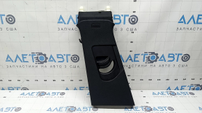 Left center pillar trim, upper belt, Audi Q5 80A 18-24, black, scratches