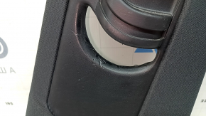 Right center pillar trim, upper belt, Audi Q5 80A 18-24, black, scratches