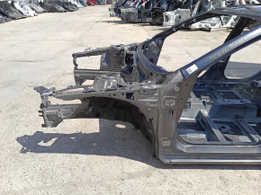 Front left quarter panel for Mazda 6 18-21 with eyelash, on the body, graphite