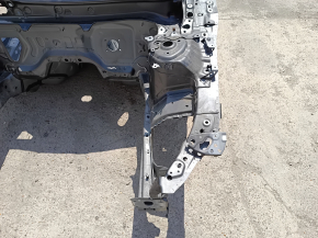Front left quarter panel for Mazda 6 18-21 with eyelash, on the body, graphite