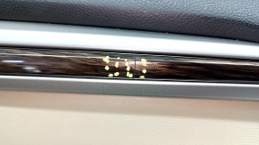 Door trim card rear right Ford Fusion mk5 13-16 beige, wood insert, cracks on the insert