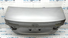 Hyundai Sonata 11-15 hybrid trunk lid, FHM silver, dents